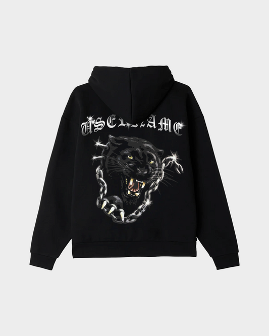 chained panther hoodie