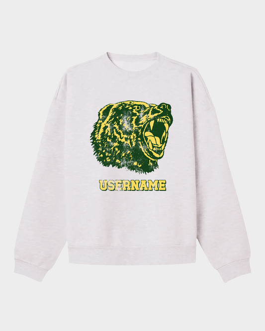collegiate crewneck sweater