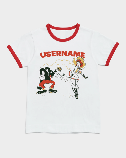 huff and puff ringer tee